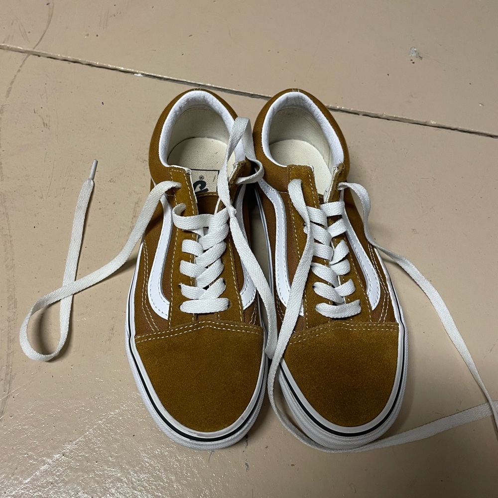 Mustard low top old school Vans